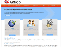 Tablet Screenshot of aknod.com